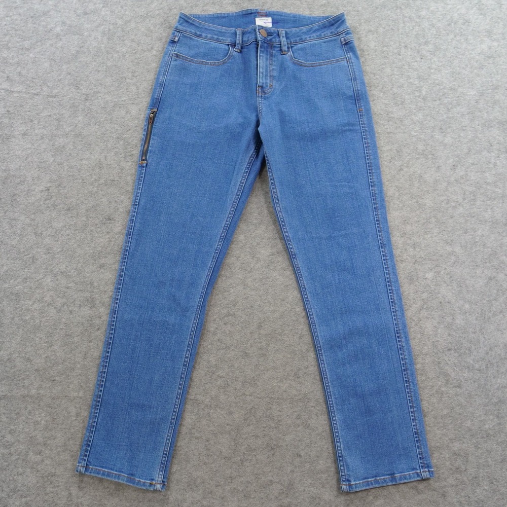 Ripton & Co Jeans Mens 30 Blue Performance Stretch Zipper Pocket Cycling